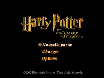 Harry Potter and the Chamber of Secrets screen shot title